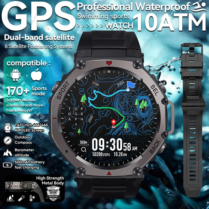 Xiaomi T-Rex 3 Ultra GPS Smartwatch (5 ATM, Dual-Band GNSS)