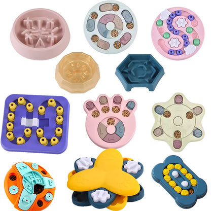 New dog puzzle toys slow-feeding dishes anti-choking bowls hidden food bowls anti-slip dog bowls cat bowls