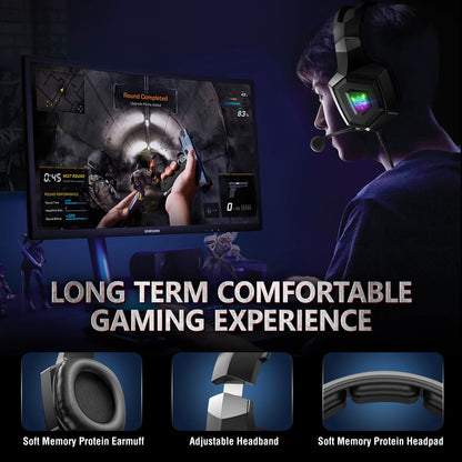 ONIKUMA K8 RGB Gaming Headset