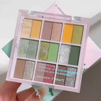18 Color Pearl Matte Palette