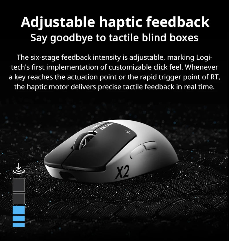 Logitech G PRO X2 SUPERSTRIKE Wireless Mouse, 44000DPI, 8000Hz