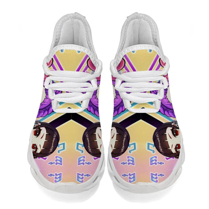 Children's Casual Shoes Cartoon Girls Music Notes Print Casual Sports Sneakers Casual Running Shoes for Men Women Large-sized