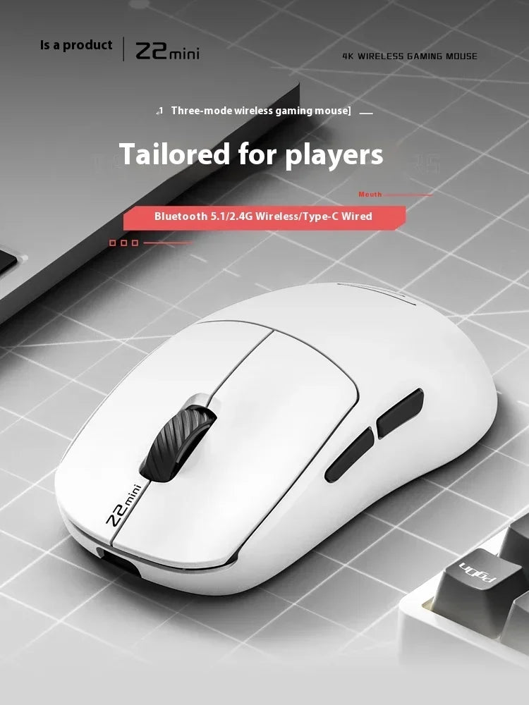 Zaopin Z2 Mini Wireless Mouse 3modes 8k Paw3950  Bluetooth Game Mouse Nordic 52840 Lightweight Customized Gaming Accessory Gifts