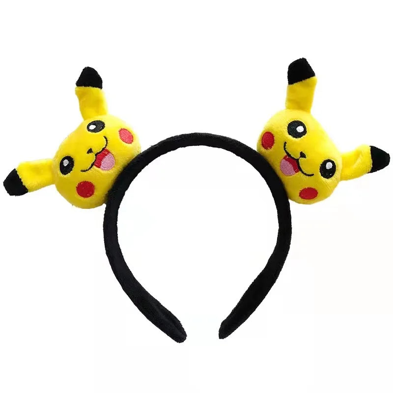 Pokemon Pikachu Cute Ears Hairbands Headwear Cosplay Performance Props Anime Figure Hairpins Birthday Party Supplies Kids Toys