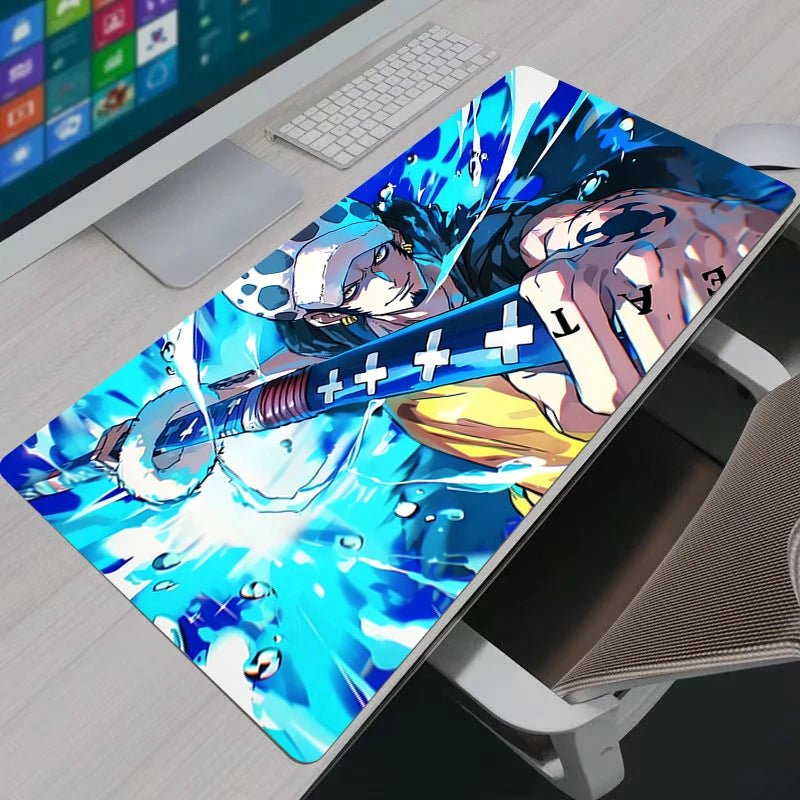 One Piece Trafalgar Law XXL Gaming Mouse Pad: Heart Pirates Edition Desk Mat