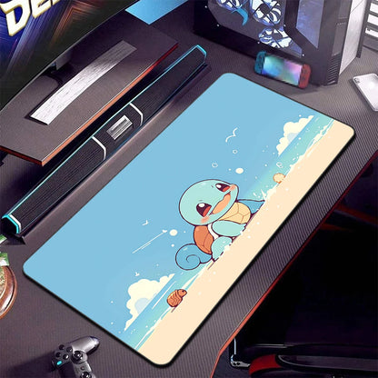 Cartoon HD Print Psyduck Anime Mouse Pad Large Gamer Keyboard Pokemon Desk Mouse Mats Gaming Notebook Office Convenient Mousepad