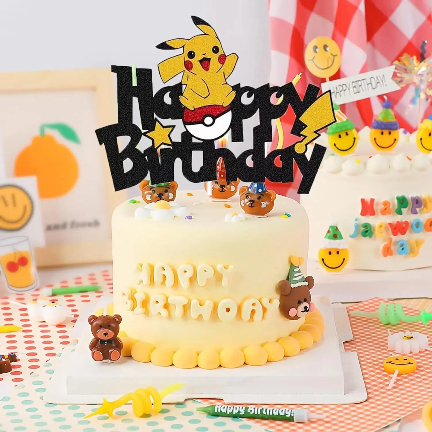 Pokémon Cake Topper Set.