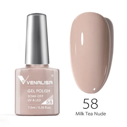 Venalisa VIP4 Nail Gel Polish HEMA/TPO FREE Full Coverage Beautiful Semi Permanent Soak Off UV LED Gel Nail Polish Gel Lacquer