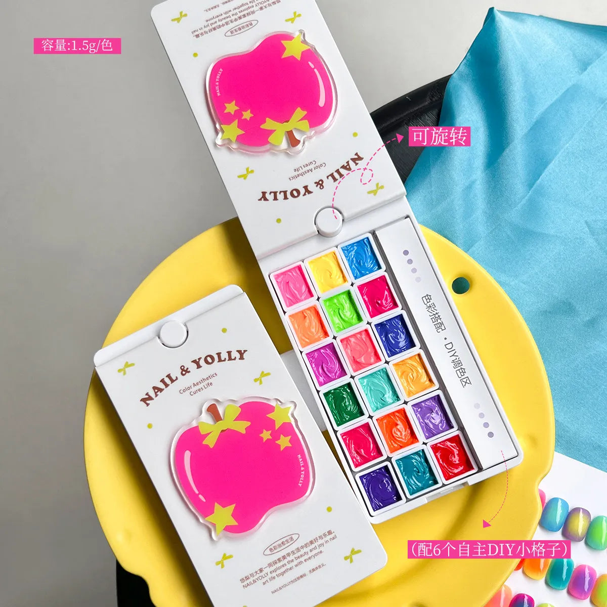 YOLLY 18 Colors Multicolor Pat Pat Nail Gel Set 2026 New High Quality Long Lasting Non-toxic UV Gel for Nail Salon DIY Wholesale