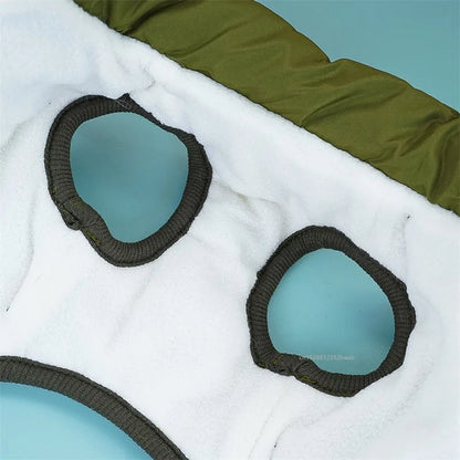 Winter Waterproof Dog Jacket with Harness 🐶❄️