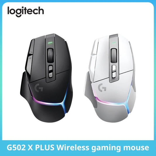 Logitech G502 X PLUS LIGHTSPEED Wireless Gaming Mouse, 25K Hero, 8K Polling, RGB Lighting, Programmable eSports Mouse