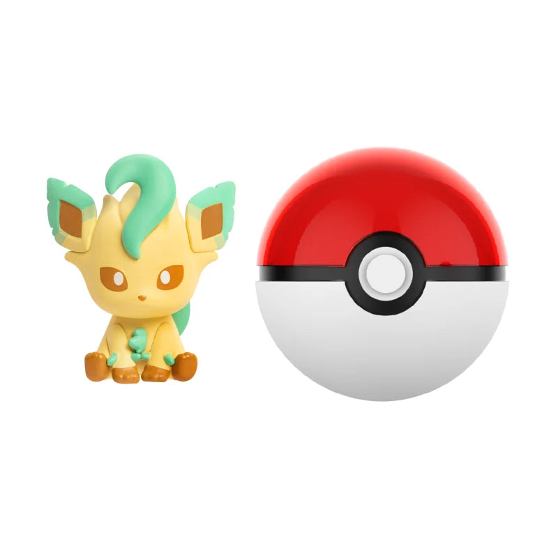 Pokemon Anime Poke Ball Action Figures Sylveston Umbreon Gengar Mini Dolls FUNISM Original Genuine Model Car Ornament Toys Gift