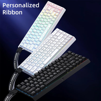 MCHOSE ACE 68 Wired Magnetic Switch Gaming Keyboard Hall Effect Rapid Trigger Programmable RGB 8K Hz DKS/MT/TGL/RS/SOCD Keyboard