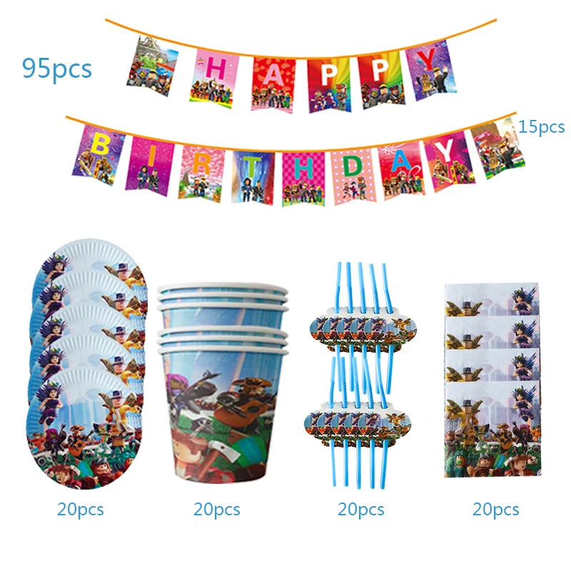 Roblox Birthday Party Supplies