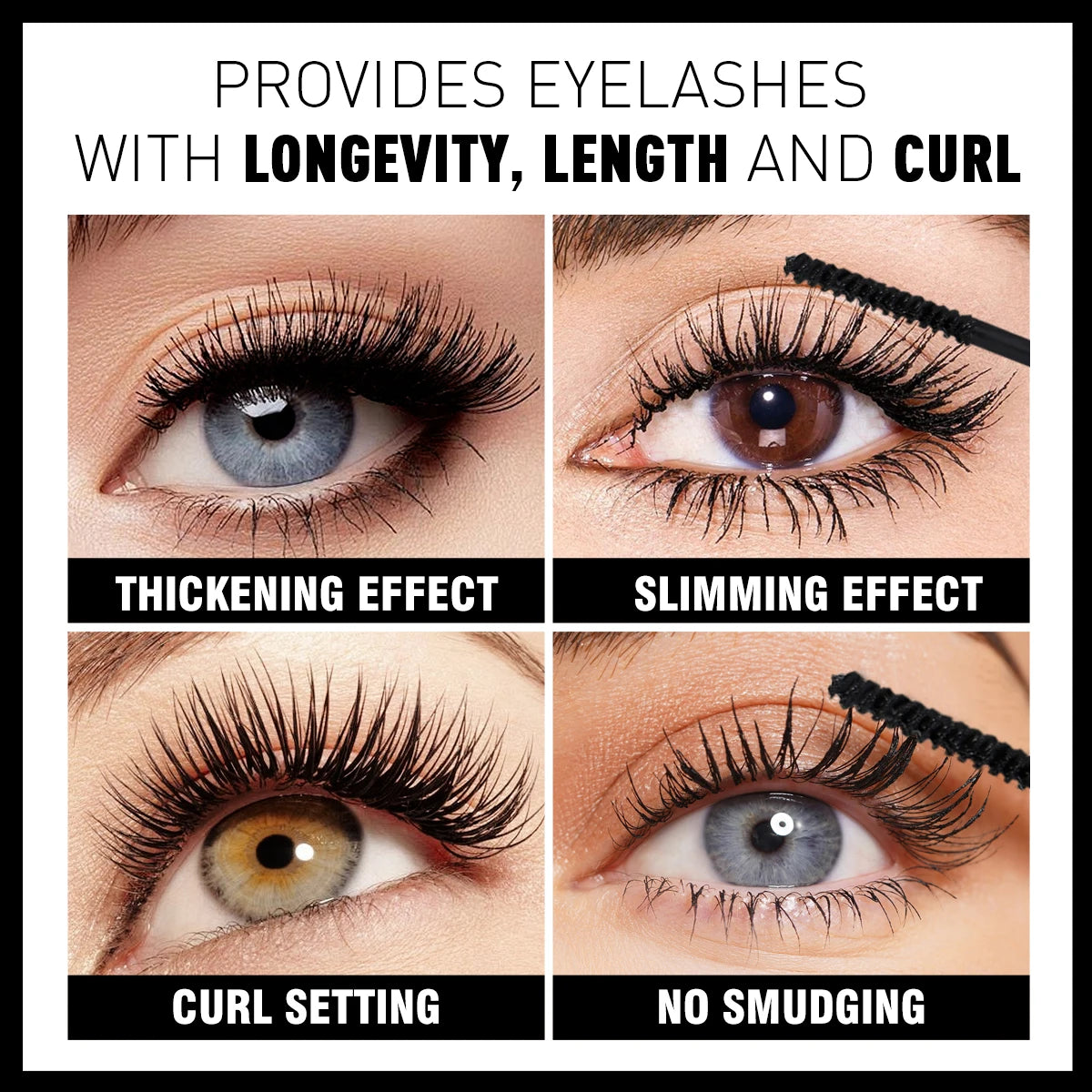 Curly Waterproof Lashes.