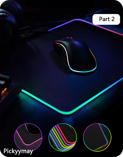 CosmicGlow RGB Desk Mat