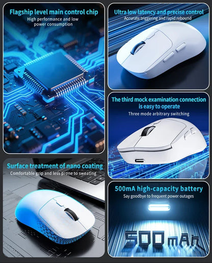 Lenovo Mouse Bluetooth 2.4G Wireless Three-Mode Rechargeable Ergonomic Office Gaming Portable Mice For iPad PC Laptop Mouse ﻿