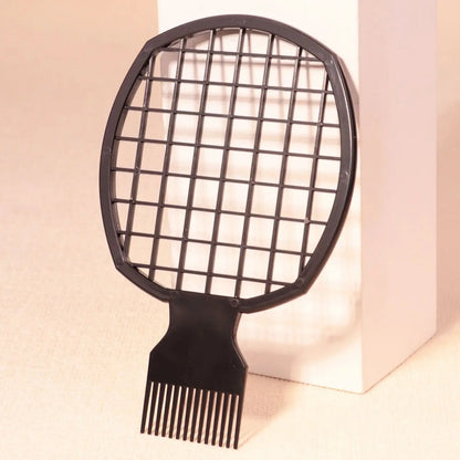 African Curling Comb Set with Steel Needle Comb and African Curling Comb, Salon Styling Tool Special for real hair wigs