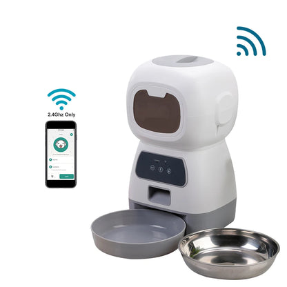 WiFi Smart Automatic Pet Feeder 3.5L 🐱📱