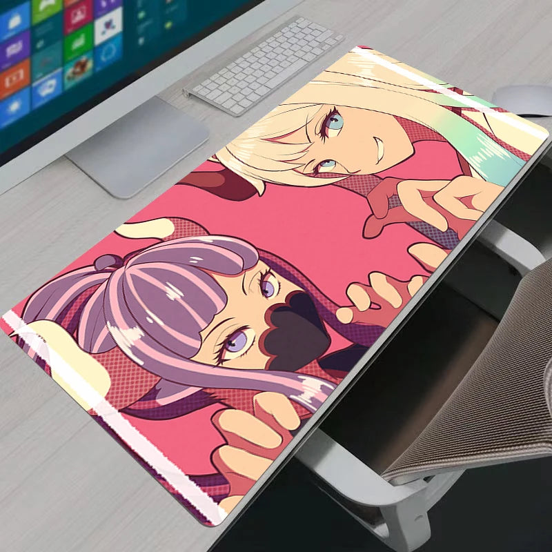 One Piece Yamato XXL Gaming Mouse Pad: Neon Pink Anime Desk Mat & Keyboard Rug