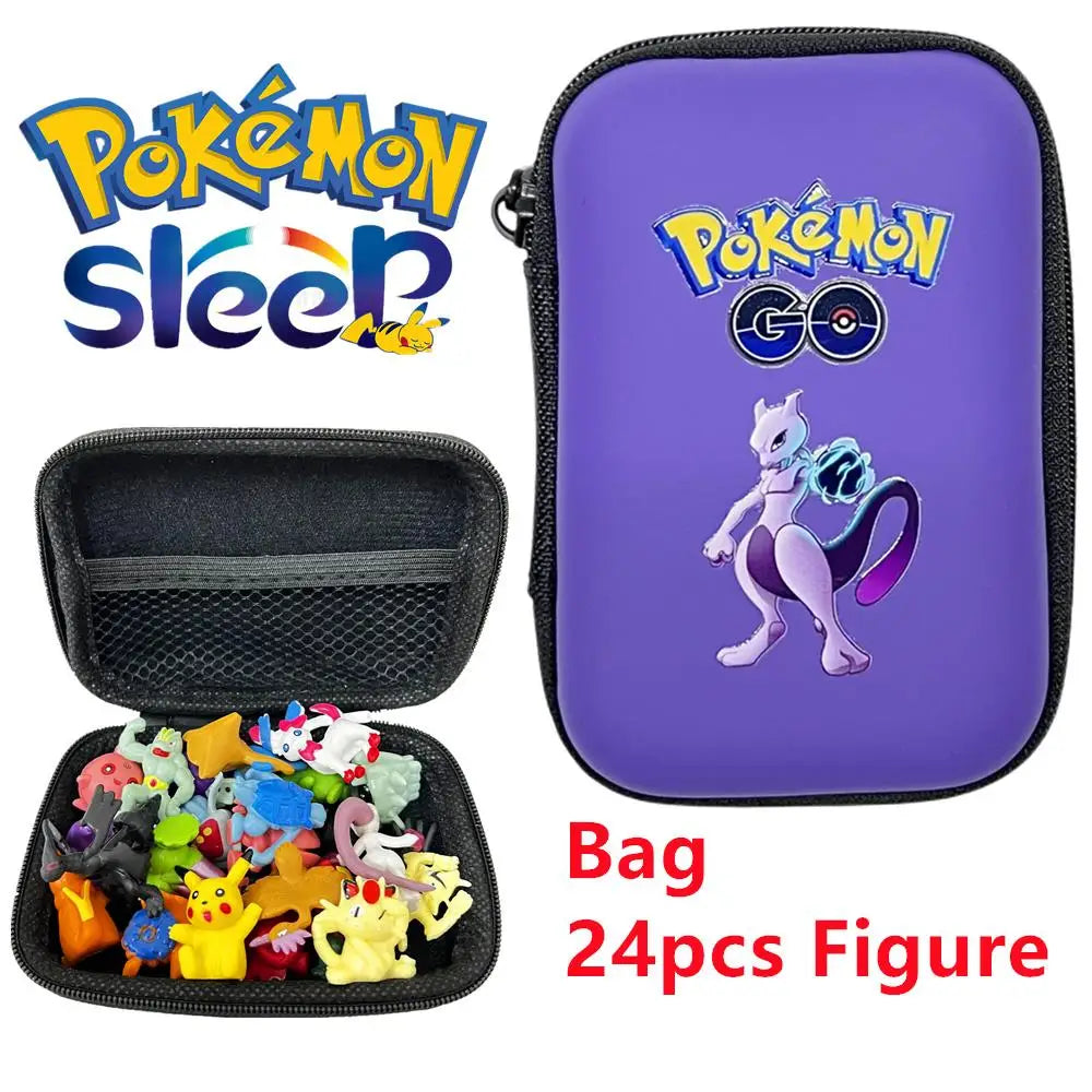 24pcs/Bag Set 2-3cm Pokemon Bag Figures Toy Bulk Anime Mini Doll Figurine Small Pocket Monster Birthday Gift Toys