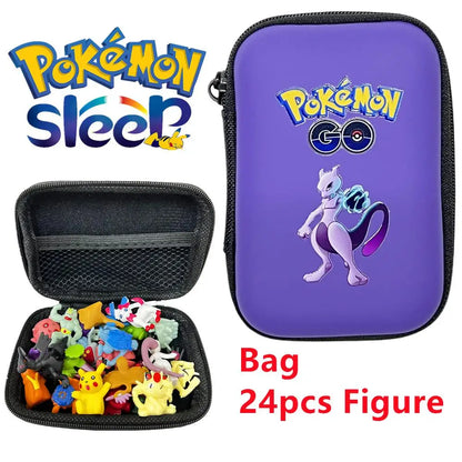 24pcs/Bag Set 2-3cm Pokemon Bag Figures Toy Bulk Anime Mini Doll Figurine Small Pocket Monster Birthday Gift Toys