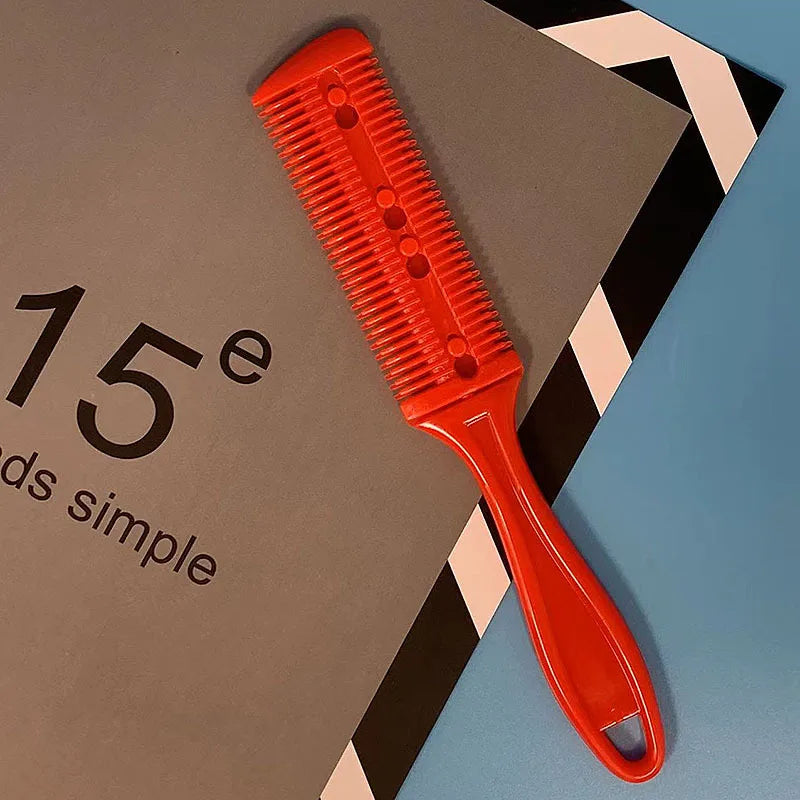 1pc Hair Cutting Comb Hair Brushes with Razor Blades Hair Trimmer Cutting Thinning Tools Barbershop Hair Salon Styling Tool Comb