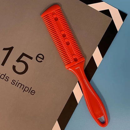 1pc Hair Cutting Comb Hair Brushes with Razor Blades Hair Trimmer Cutting Thinning Tools Barbershop Hair Salon Styling Tool Comb