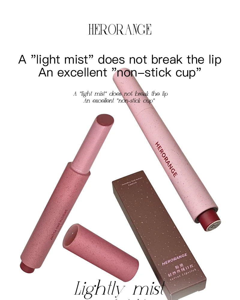 Herorange Soft Velvet Lipstick.