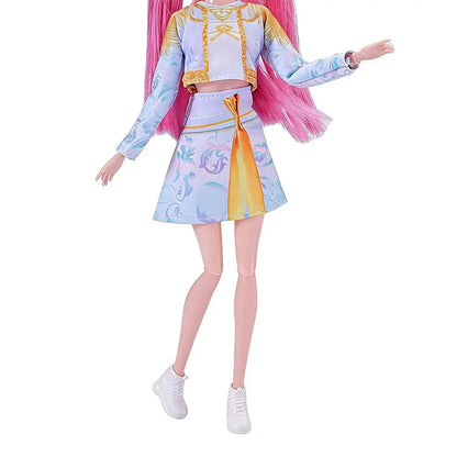1Pcs Sweet 30cm Size 1/6 BJD Skirt Changing Dress DIY Doll'S Lolita Dress Replace Kids Gift Doll Dress Up Doll Clothing