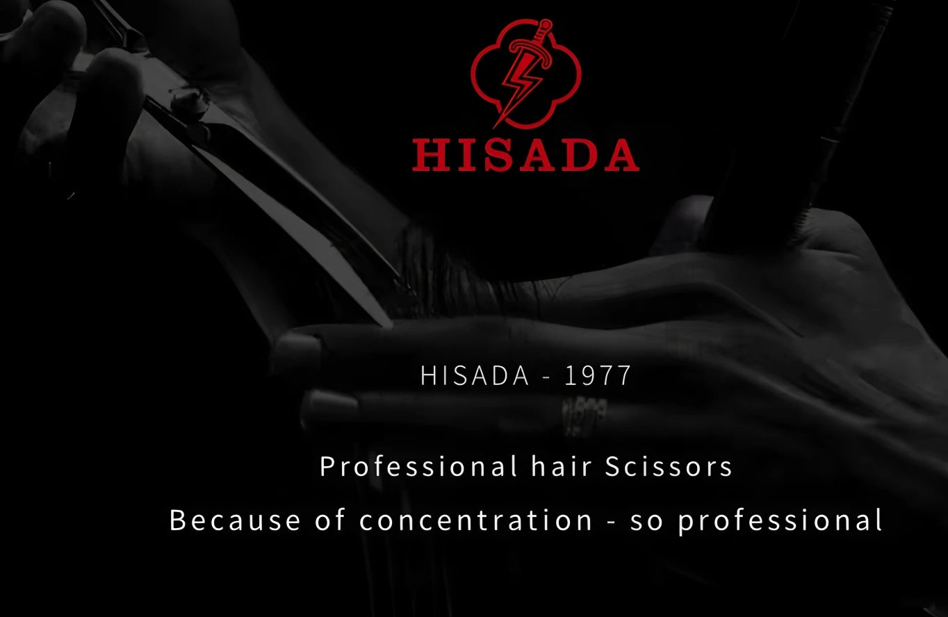 HISADA hairdressing scissors	professional barber scissors 6.0  Inch scissors VG10 material professional barber scissors