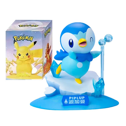 12 style Pok é mon Action Dolls Pikachu Blind Box Anime Models Desktop Decorations Pok é mon Toys Children's Birthday Gifts