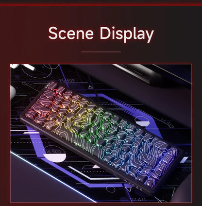 AJAZZ AK680 MAX/V2 Mechanical Keyboard HE Hall Effect Switch 60% 8k/1K RGB Wired/Wireless Gaming Rapid Trigger Magnetic Keyboard