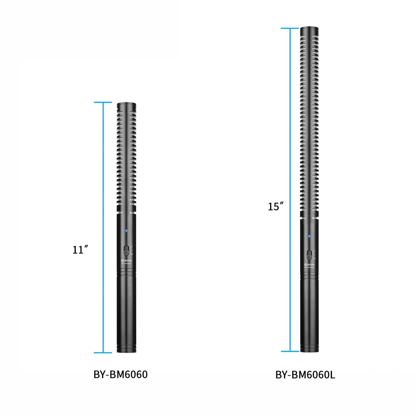 BOYA BY-BM6060 Professional Condenser Shotgun Microphone Handheld Mic for Canon Nikon Camera Vlog Recording Streaming Interview