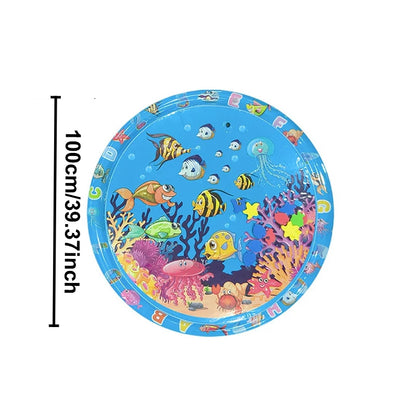Thickened Large Square Scratch-Resistant Pet Inflatable Water Bed Toy, Pet Interaction Cooling, water spraying, and ice cooling