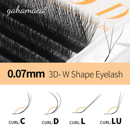 Colored Lashes Eyelash Extensions C/D/L/LU(M) Curl Mix 8-15mm Natural Soft Individual Green/Blue/Brown/Purple/Pink Eyelashes