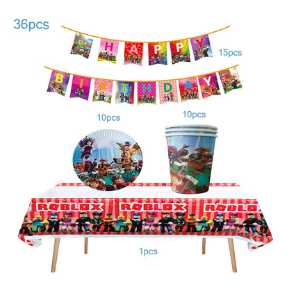 Roblox Birthday Party Supplies