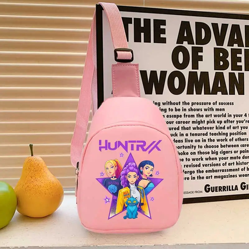 ⭐️NEW KPOP Hest Bag for Boys Girls Anime Cartoon Cute Shoulder Bags Students Fashion Crossbody Pouch Cute Coin Purse Fans Gift