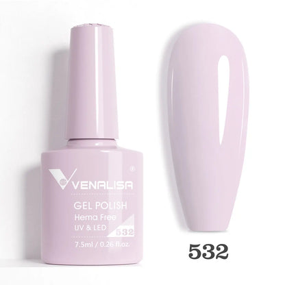 Venalisa VIP5 Nail Gel Polish HEMA/TPO FREE Full Coverage Beautiful Semi Permanent Soak Off UV LED Gel Nail Polish Gel Lacquer