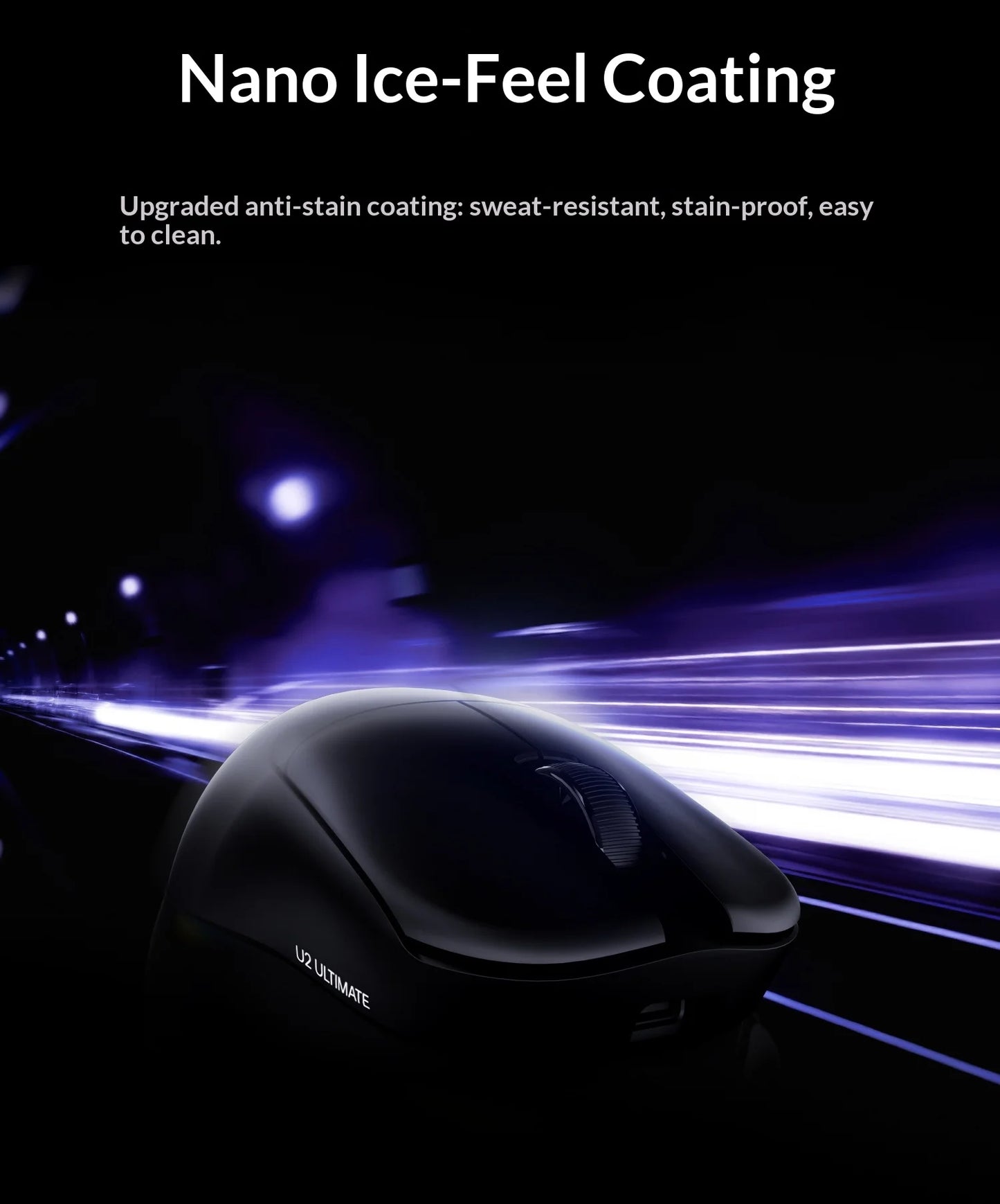 ATK Blazing Sky U2V2 Lightweight Gaming Mouse 39g 3 Mode Wireless with Paw3950 8000Hz Paw3395 for FPS Gamers PC Accessories