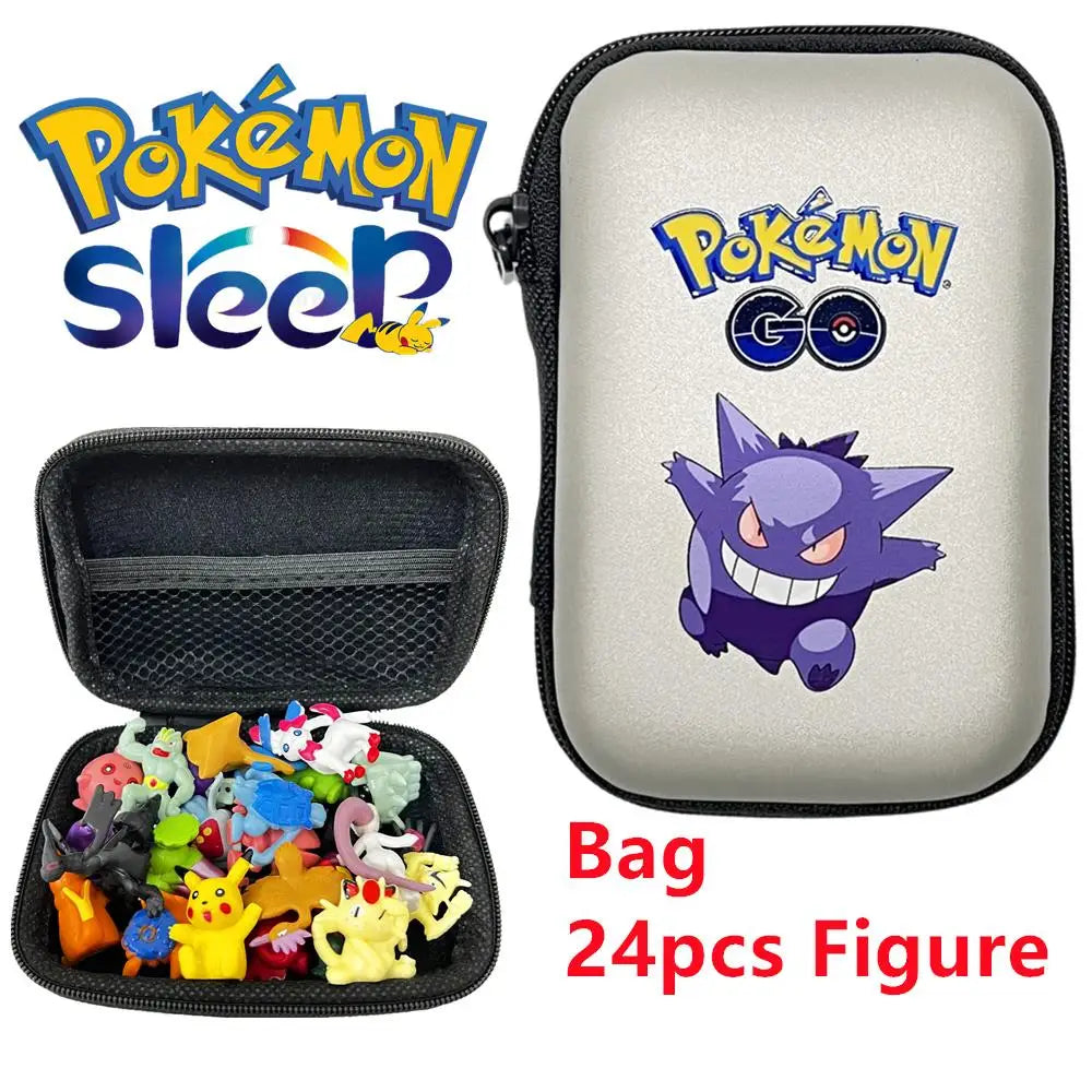 24pcs/Bag Set 2-3cm Pokemon Bag Figures Toy Bulk Anime Mini Doll Figurine Small Pocket Monster Birthday Gift Toys