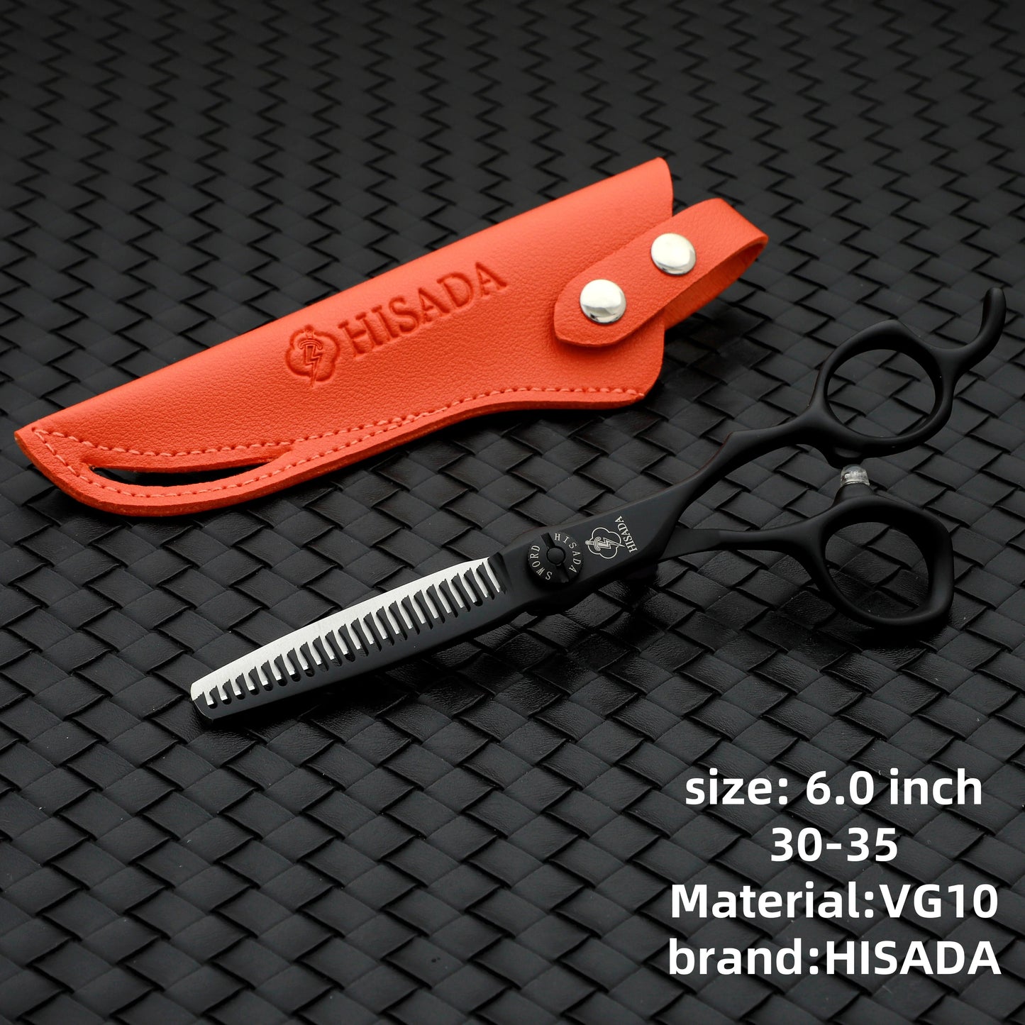 HISADA hairdressing scissors	professional barber scissors 6.0  Inch scissors VG10 material professional barber scissors