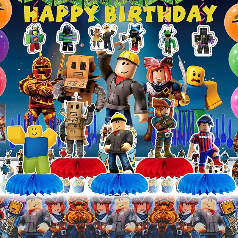 Robot Table Centerpieces