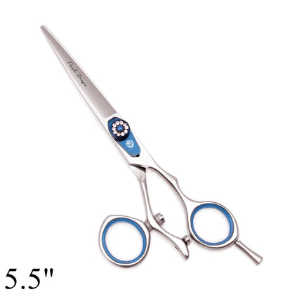 Professional Hairdressing Scissors 5.5" 6" Purple Dragon JP 440C Swivel Thumb Hair Cutting Scissors Barber Thinning Shears Z9019