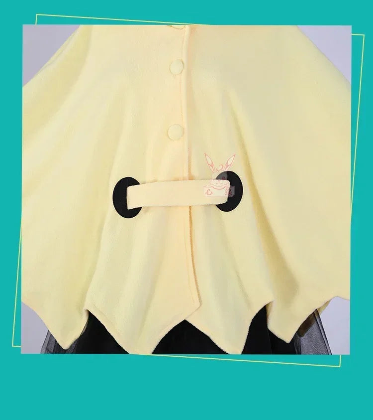 TAKARA TOMY Pokemon Mimikyu Cosplay Costume Anime Cartoon Cute Women Kigurumi Cloak Dress Halloween Outfit Cloak for Adult