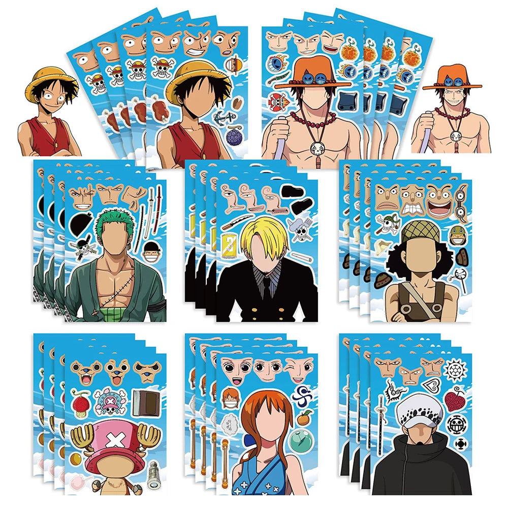 One Piece Sticker Face