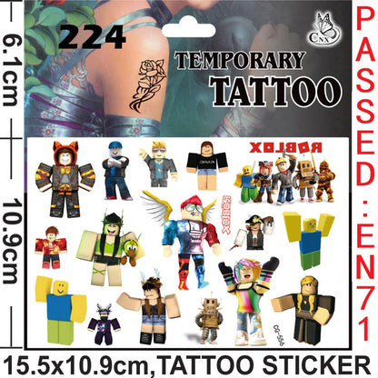 Hot Roblox Party Favors Gifts Slap Bracelets Stickers Goodie Bag Fillers Supplies Children's Birthday Souvenirs Decoration Toys