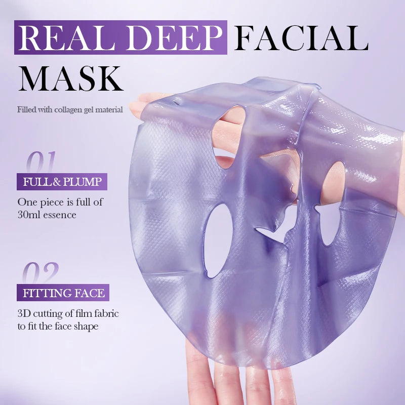 BIOAQUA Retinol & Collagen Anti-Wrinkle Mask Set: 5-Piece Rejuvenating Treatment