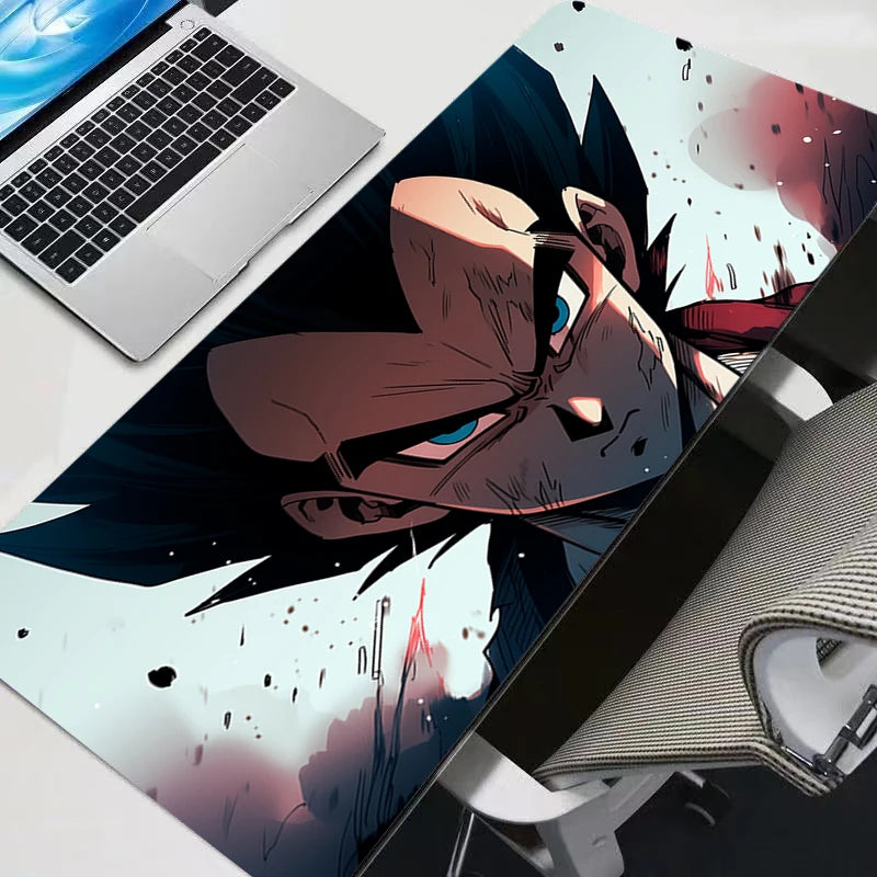 Vegeta Dragon Ball Z 90x40cm XXL Rubber Large PC Mousepad Gamer Gaming Mouse Pads Desk Keyboard Mat Computer Laptop DBZ Mat