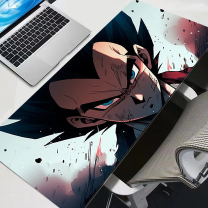 Vegeta Dragon Ball Z 90x40cm XXL Rubber Large PC Mousepad Gamer Gaming Mouse Pads Desk Keyboard Mat Computer Laptop DBZ Mat